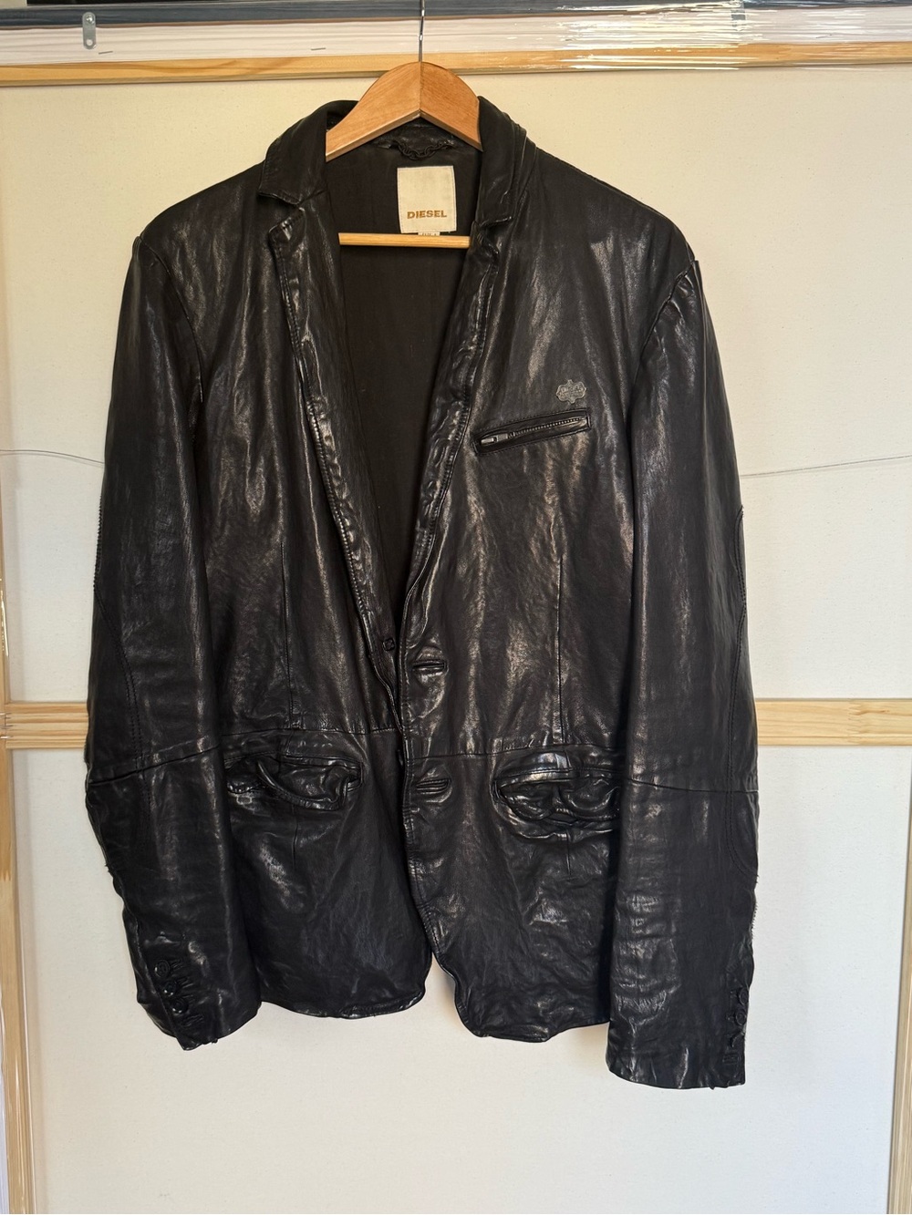 2000’s Diesel Leather Blazer